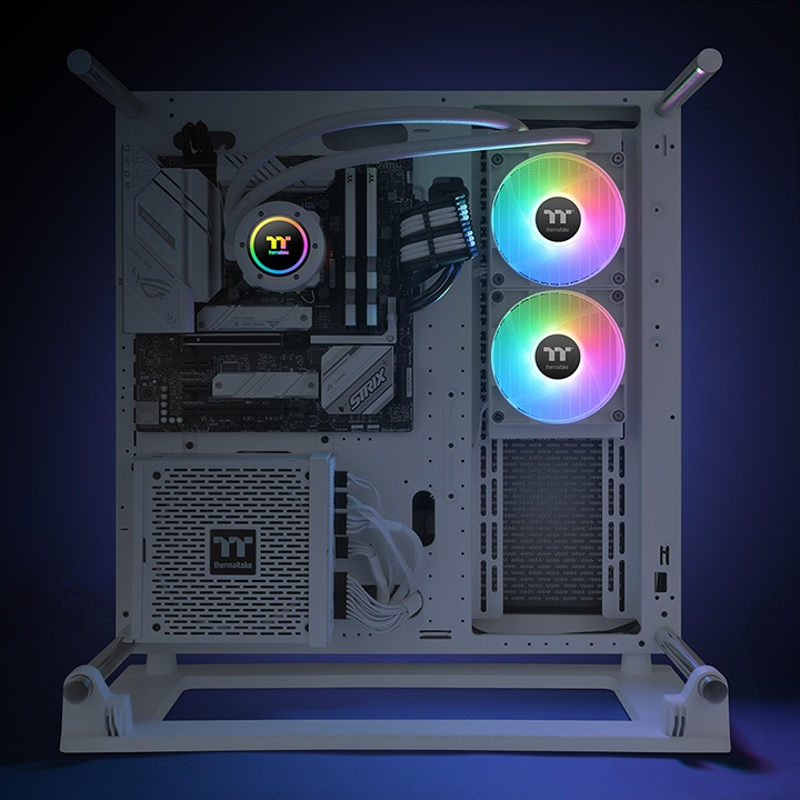 Система водного охлаждения Thermaltake TH240 V2 ARGB Sync Snow Edition (CL-W364-PL12SW-A) фото7