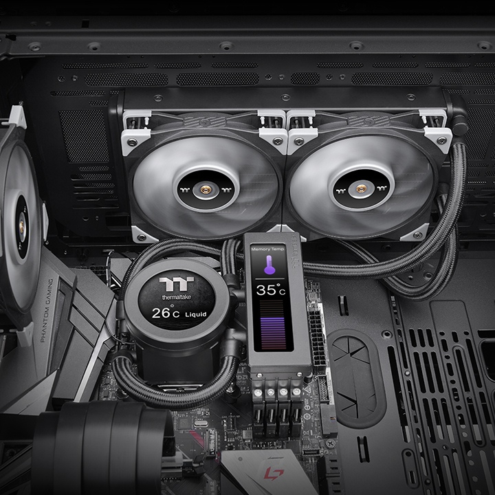 Система водного охлаждения Thermaltake Floe RC Ultra 240 CPU&Memory (CL-W324-PL12GM-A) фото6