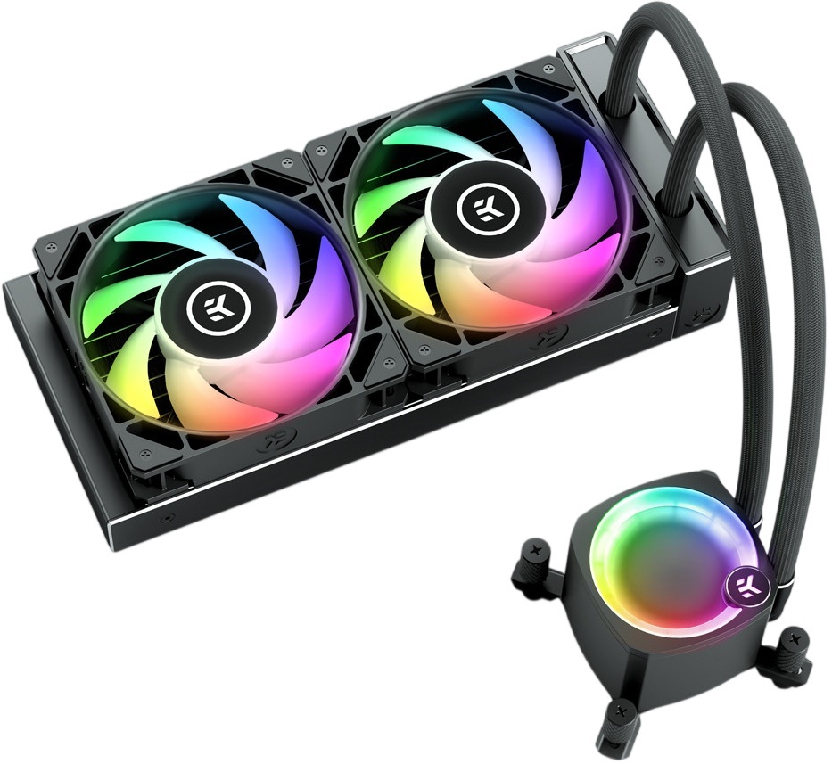 Система водяного охолодження EKWB EK-Nucleus AIO CR240 Lux D-RGB Black (3831109851678) фото