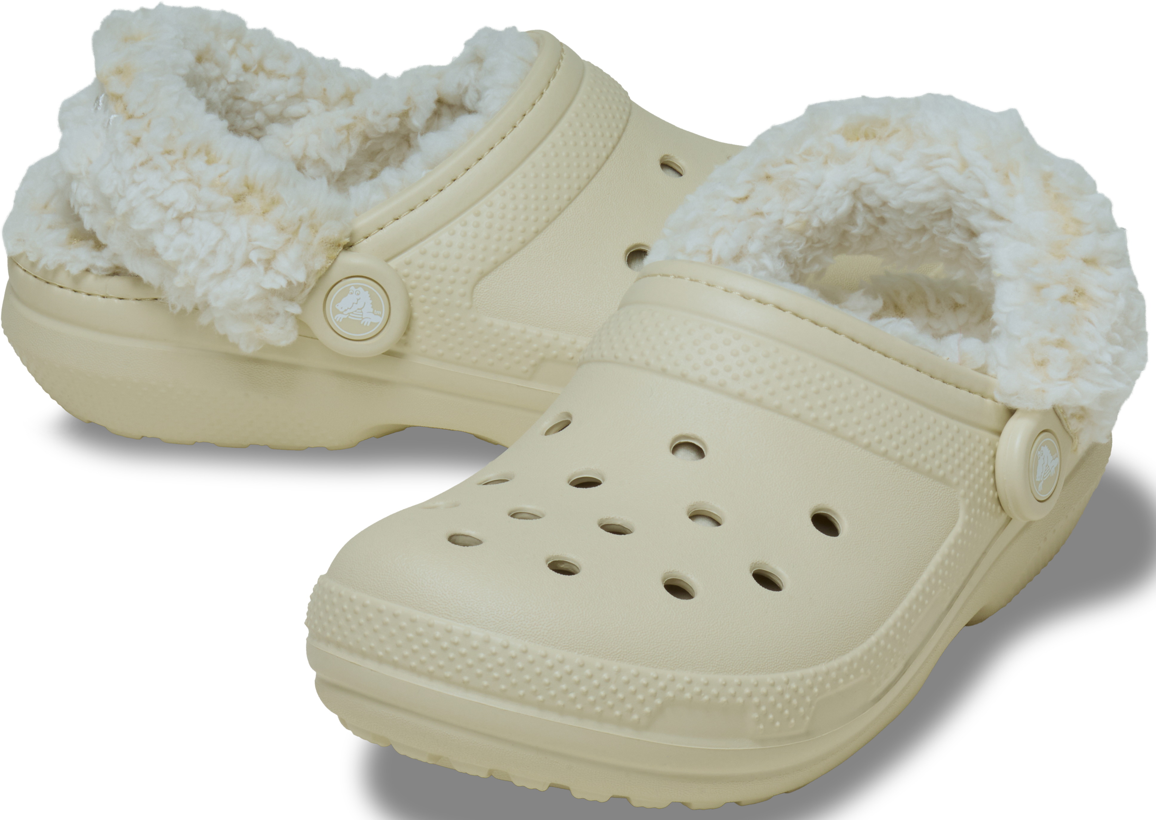 Кроксы утепленые Crocs Classic Lined Clog 211396-2Y2 36-37 (M4W6 US) молочные фото3