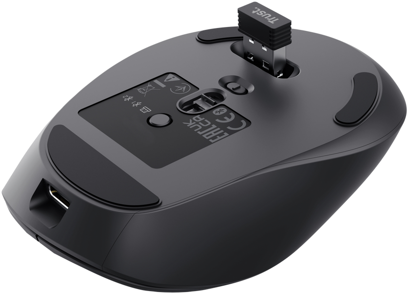 Мышь беспроводная Trust Zevo Rechargeable WL/BT, черный (25991_TRUST) фото