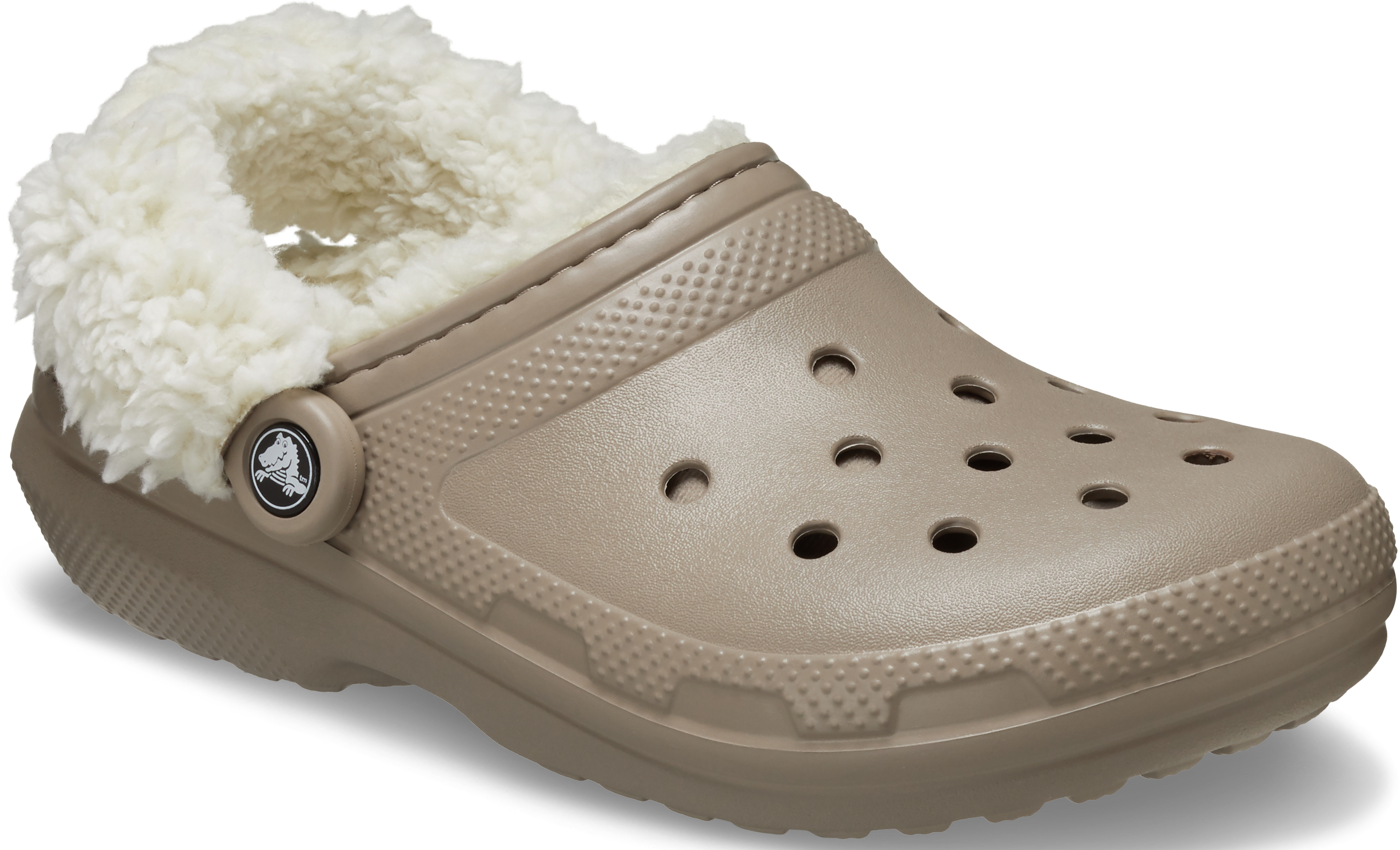 Крокси утеплені Унисекс Crocs Classic Lined Clog 211396-195 39-40 (M7W9 US) cіро-бежеві фото2
