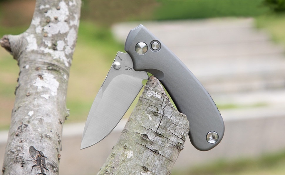 Ніж складаний кишеньковий Ruike P736-AK, (7,5 см) 14C28N / алюміній, сірий (P736-AK) фото10