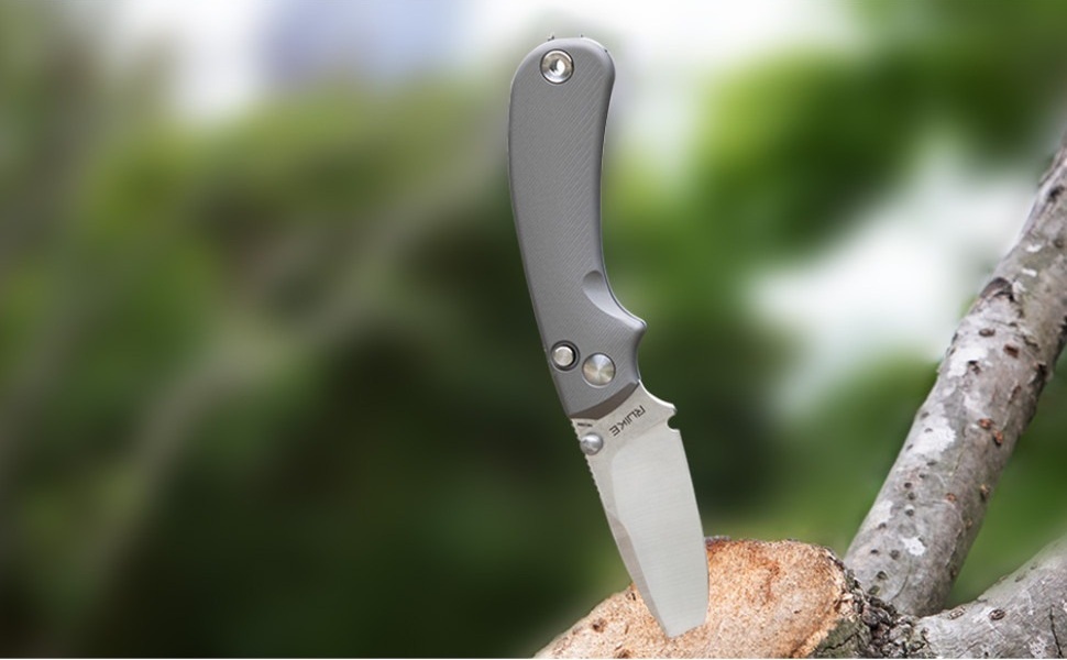 Ніж складаний кишеньковий Ruike P736-AK, (7,5 см) 14C28N / алюміній, сірий (P736-AK) фото8