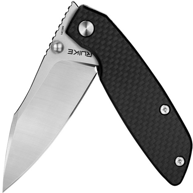 Ніж складаний туристичний Ruike P746-CB, (8 см) 14C28N / G10 чорний (P746-CB) фото2