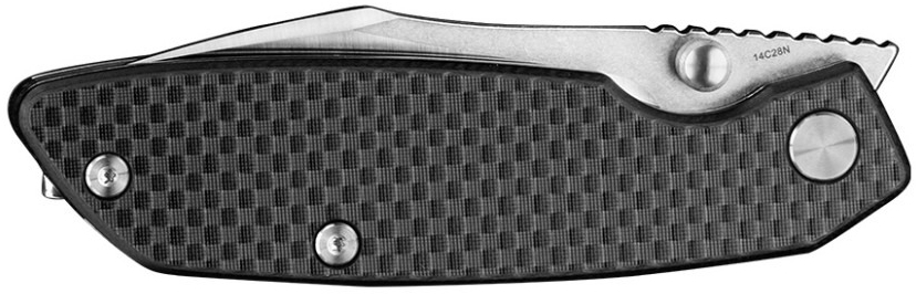 Ніж складаний туристичний Ruike P746-CB, (8 см) 14C28N / G10 чорний (P746-CB) фото6