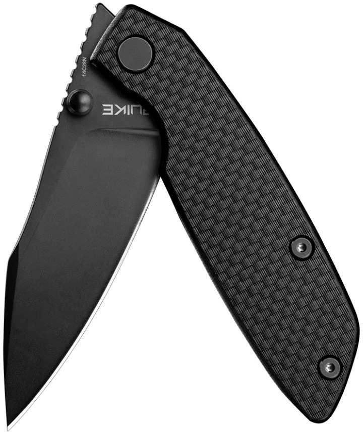 Ніж складаний туристичний Ruike P746-CB2, (8 см) 14C28N / G10 чорний (P746-CB2) фото2
