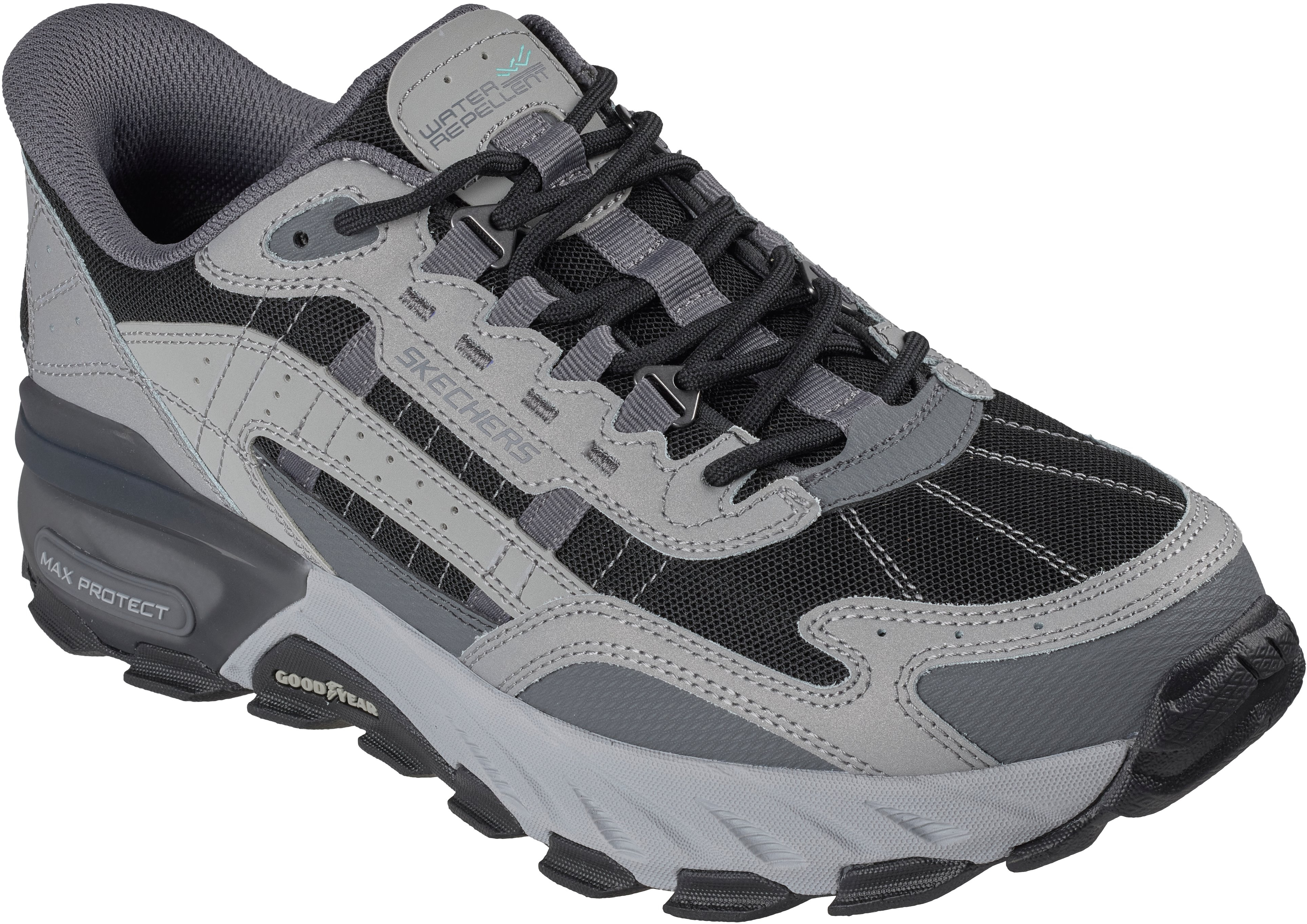 Кросівки чоловічі Skechers Max Protect 237966 CCBK 44 (10,5 US) сірі фото3