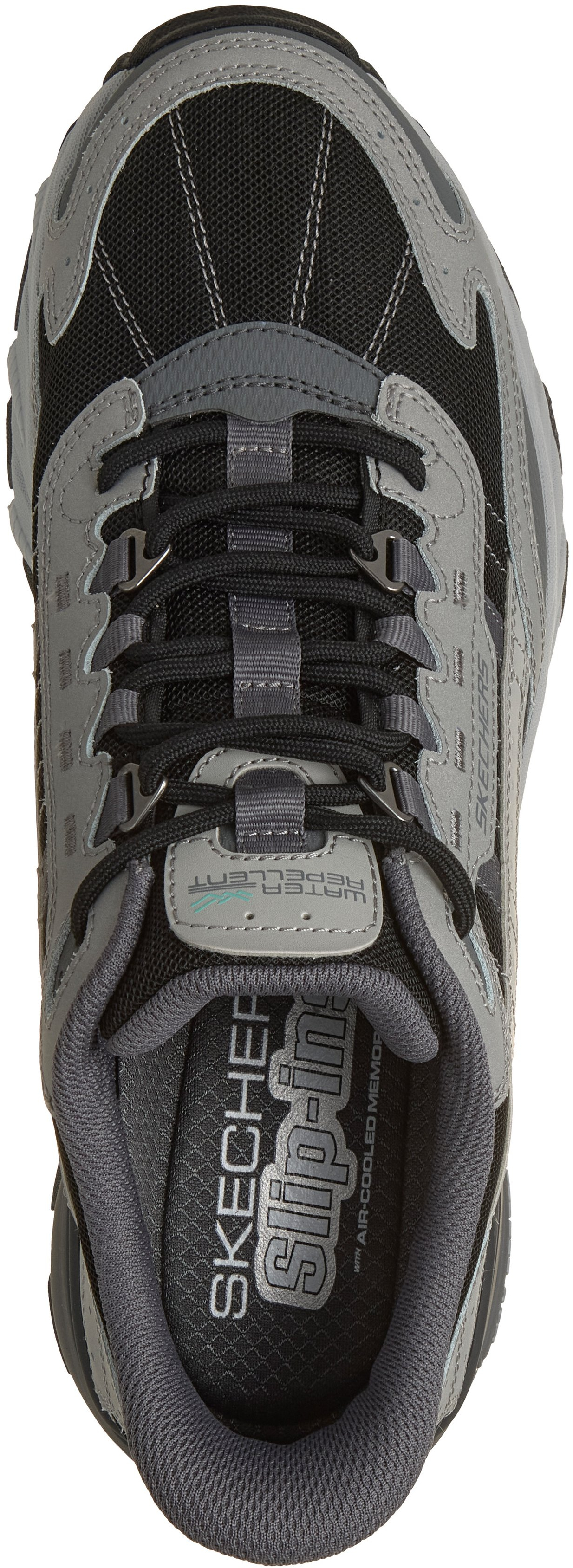 Кросівки чоловічі Skechers Max Protect 237966 CCBK 46 (12 US) сірі фото4