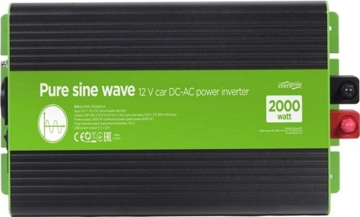Инвертор автомобильный EnerGenie (EG-PWC-PS2000-01) фото2