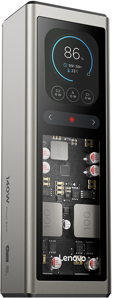 Мобільна батарея Lenovo 140W Smart Laptop Power Bank (20000 мАг) (G0A3140WWW) фото2
