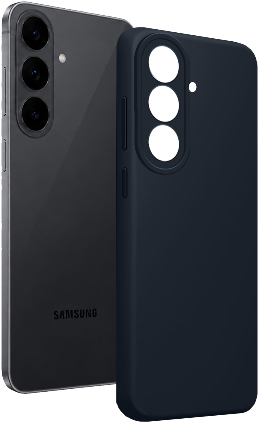 Чехол MakeFuture для Samsung S26 FE Silicone Black (MCL-SS26FEBK) фото4