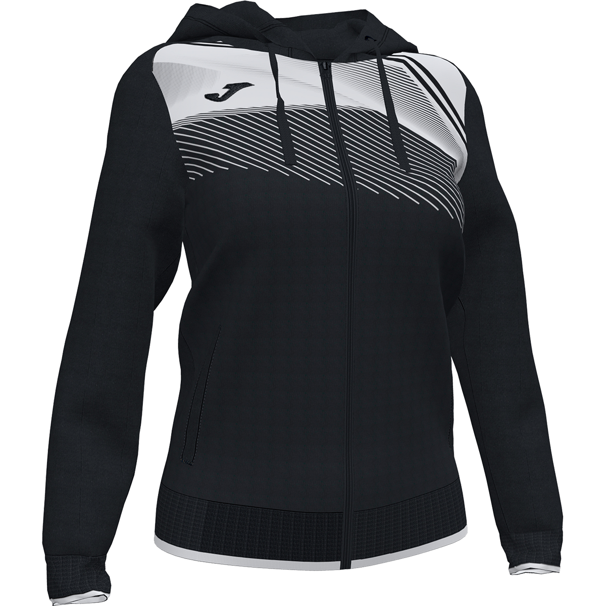 Толстовка жіноча JOMA Supernova II Hoodie 901067.102 M чорна фото5