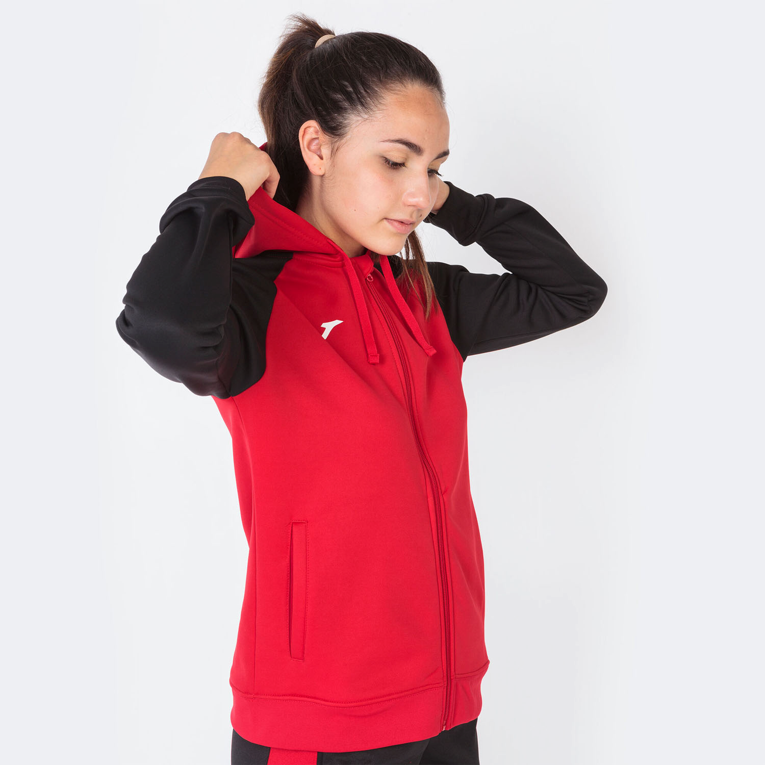 Кофта спортивна жіноча JOMA Academy IV 901336.601 S червона фото3