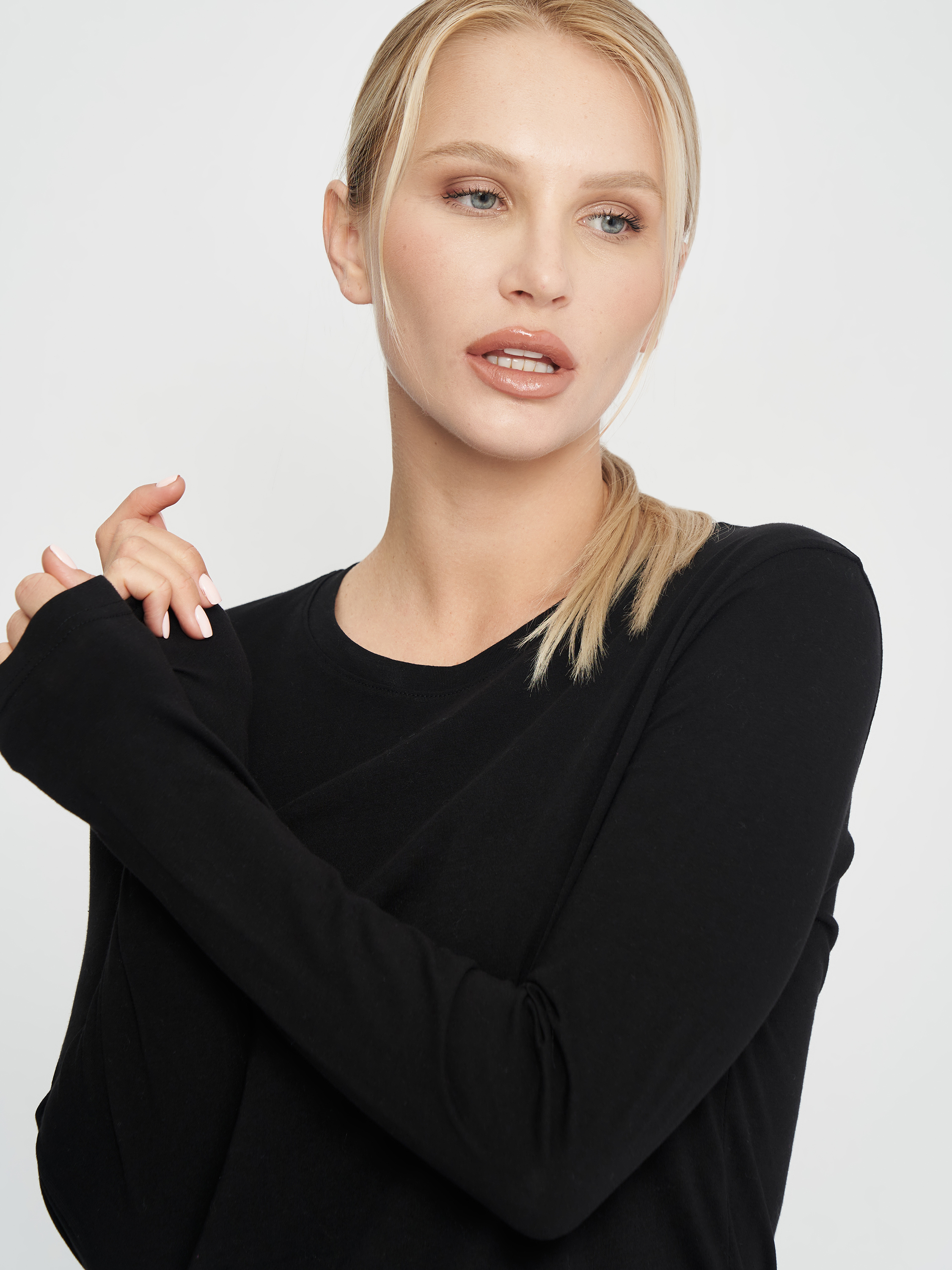Лонгслів жіночий JOMA Organic Long 901611.100 M чорний фото4