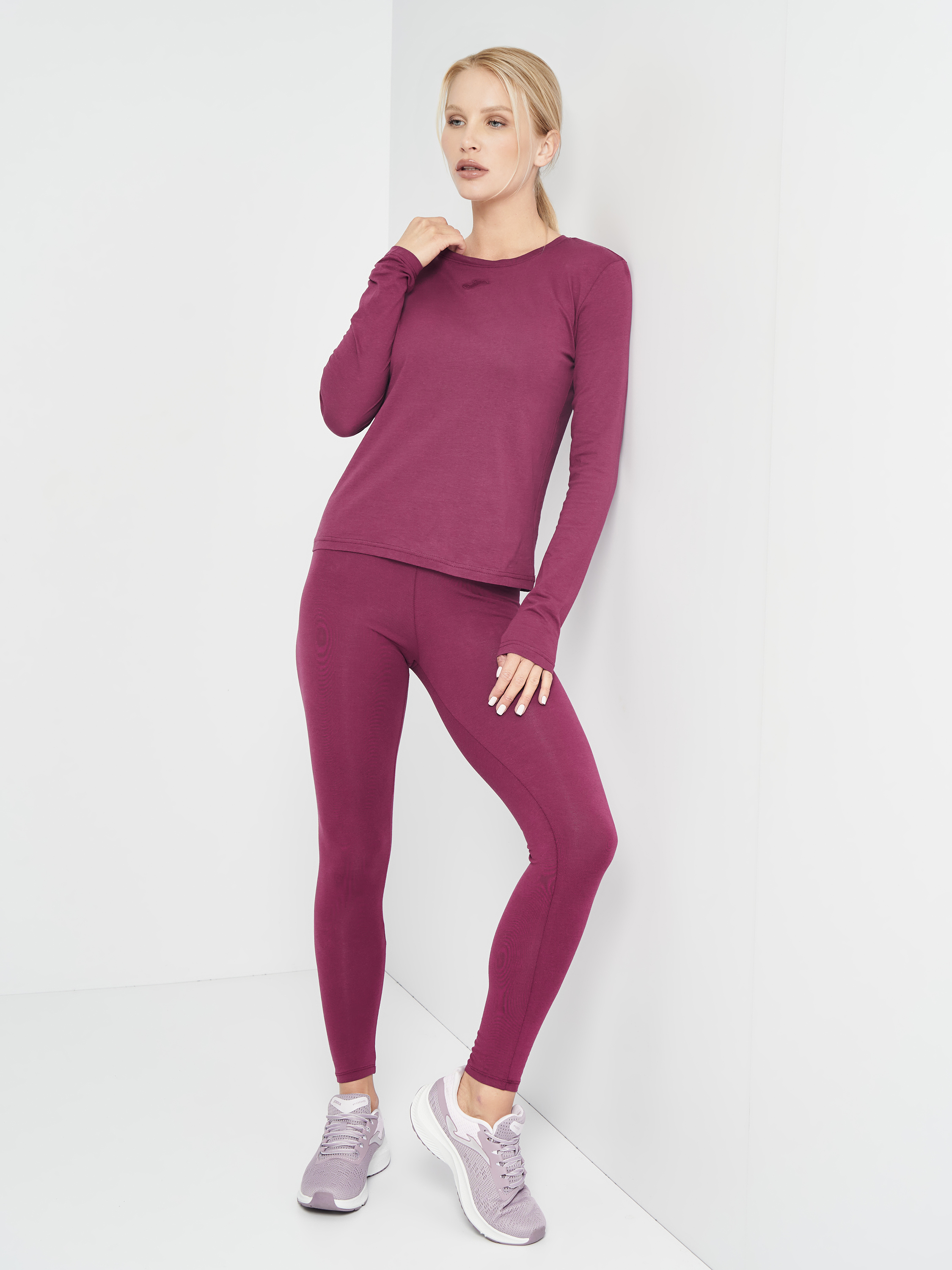 Лонгслів жіночий JOMA Organic Long 901611.651 M бургунді фото3