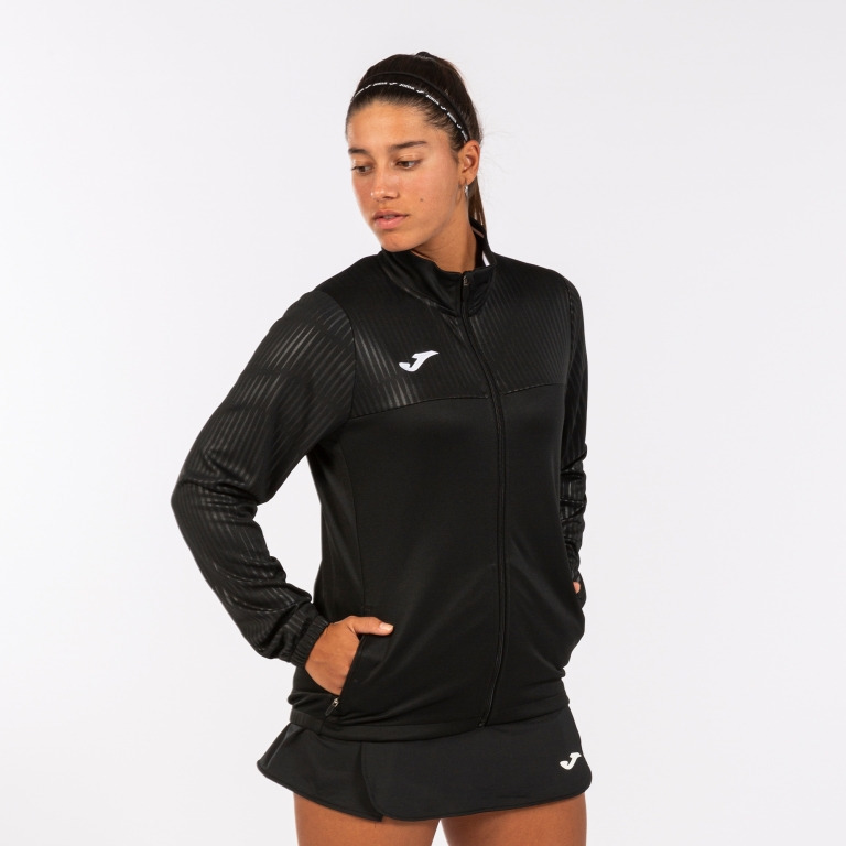Кофта спортивна жіноча JOMA Montreal Full 901645.100 S чорна фото2