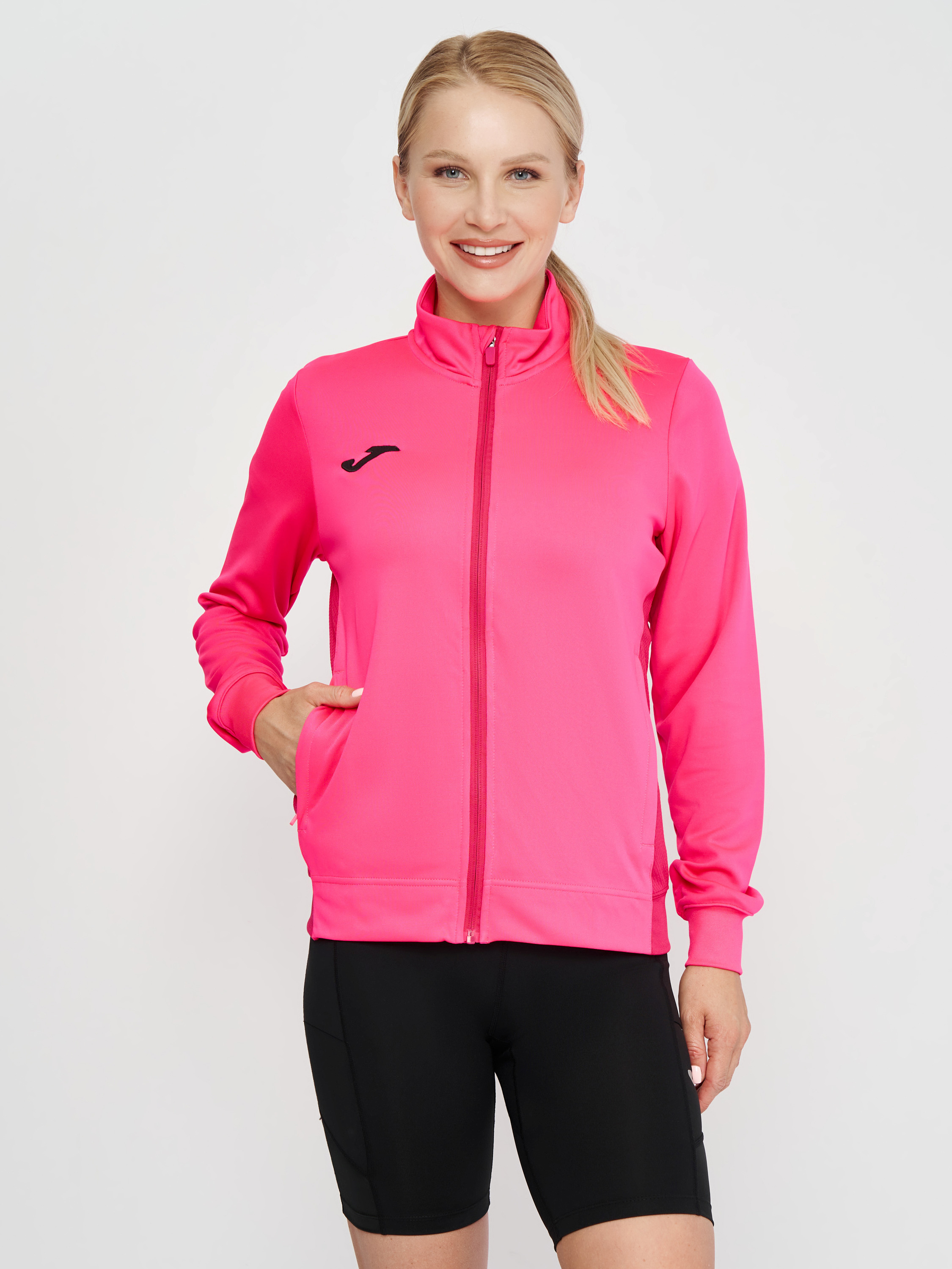 Кофта спортивна жіноча JOMA Winner II 901679.030 S рожева фото2
