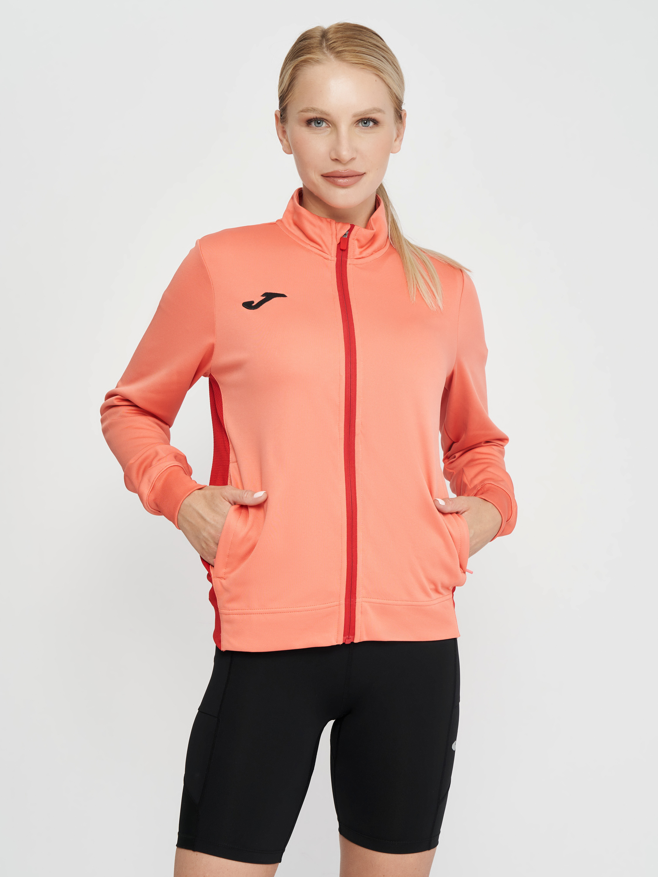 Кофта спортивна жіноча JOMA Winner II 901679.090 M помараначева фото2