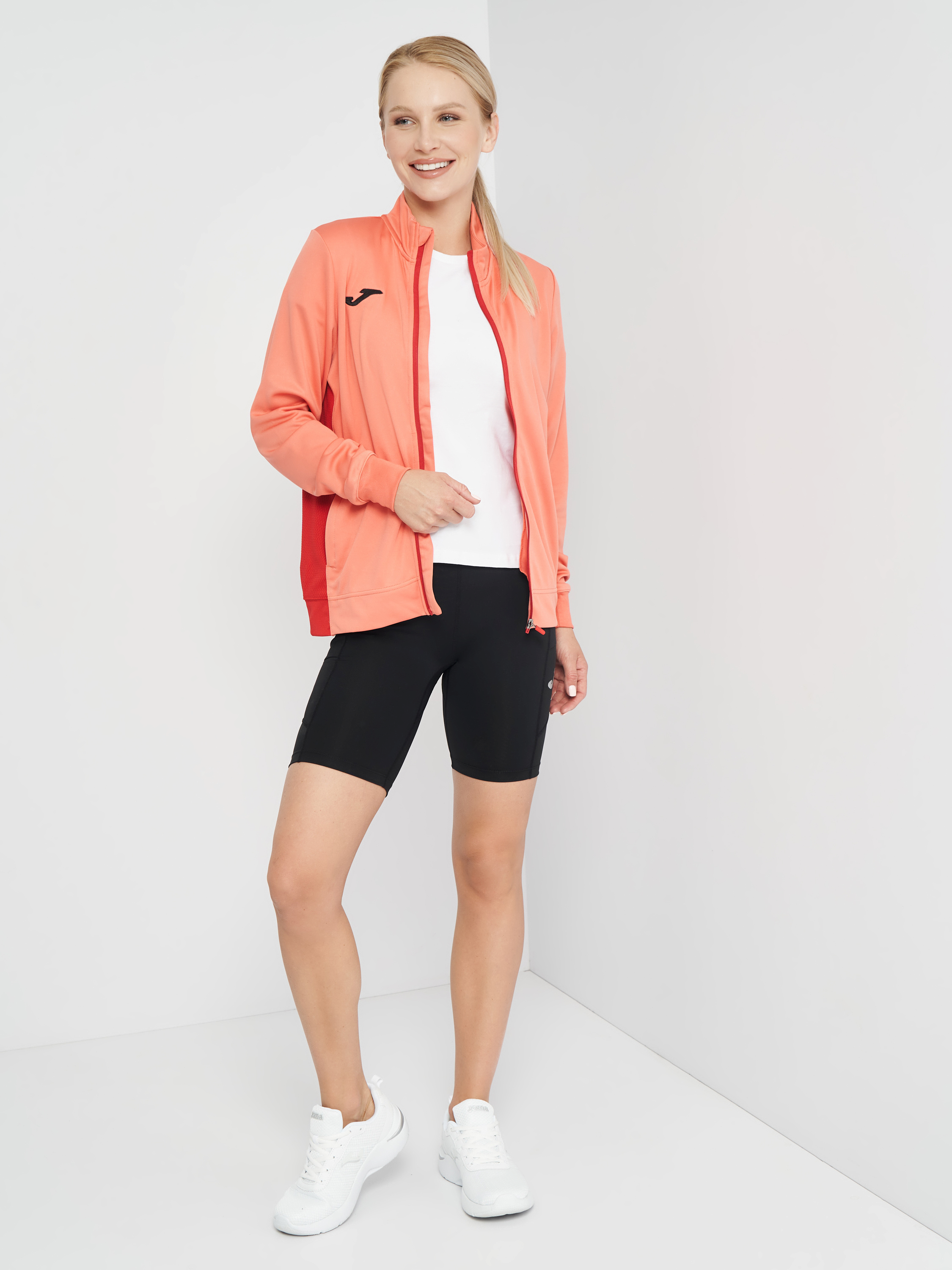 Кофта спортивна жіноча JOMA Winner II 901679.090 L помараначева фото4