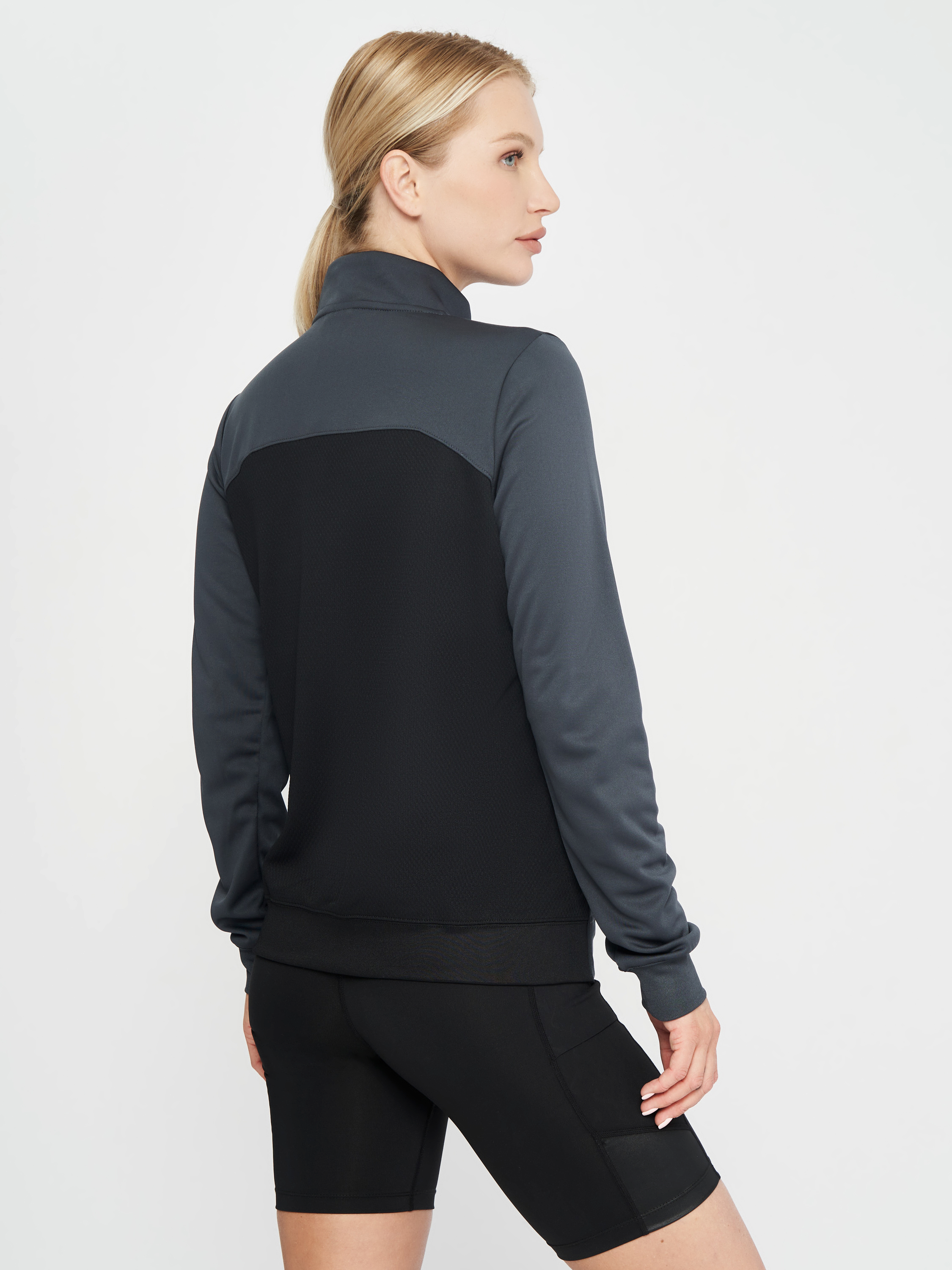 Кофта спортивна жіноча JOMA Winner II 901679.151 S темно-сіра фото3