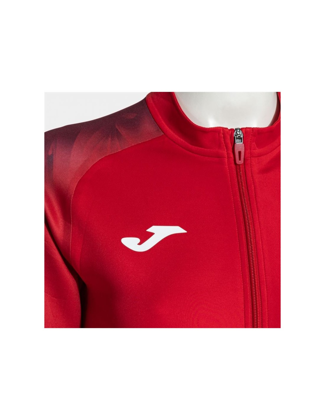 Кофта спортивна жіноча JOMA Sudadera Elite Xi 902255.600 M червона фото3