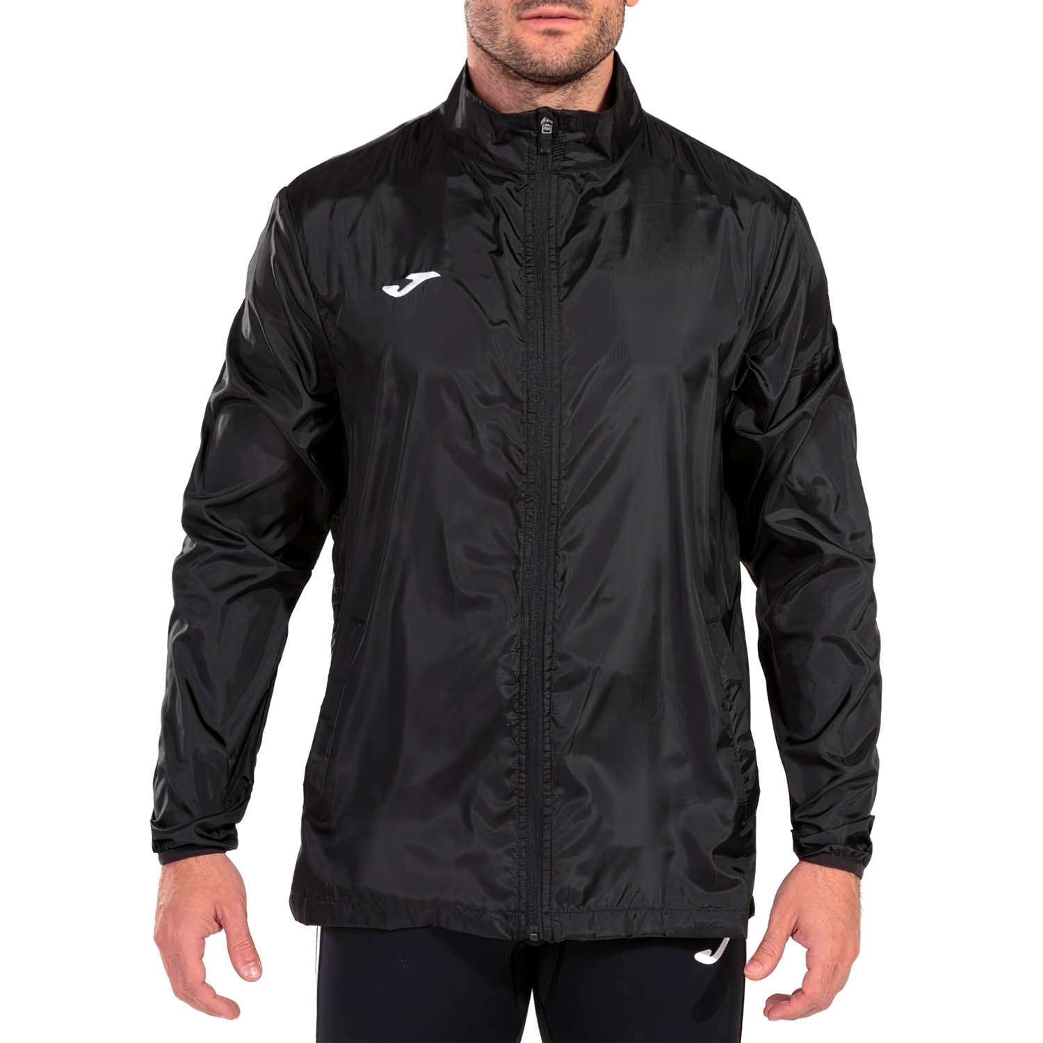 Вітровка чоловіча JOMA Elite Vii Windbreaker 101602.100 M чорна фото3