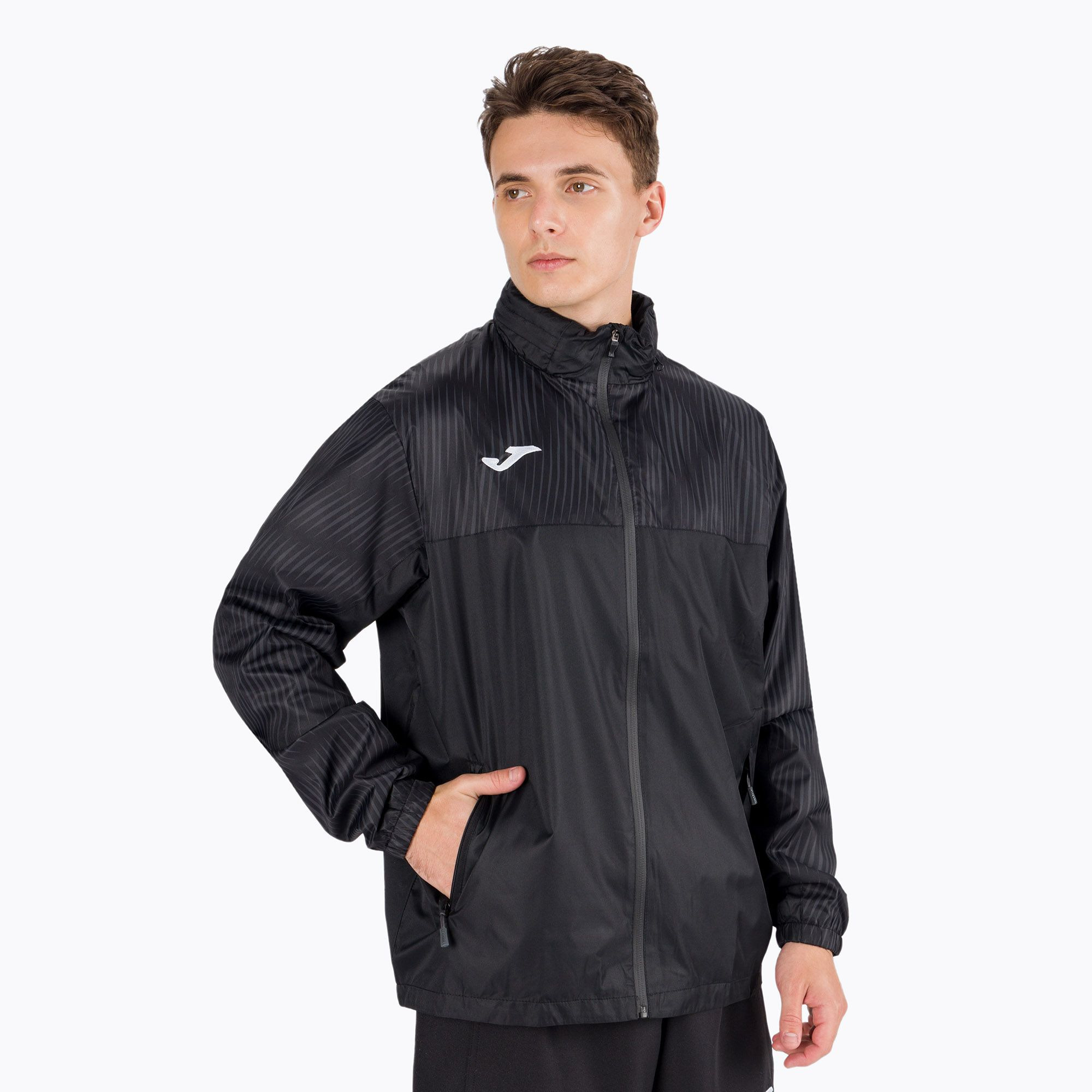 Вітровка чоловіча JOMA Montreal Raincoat 102848.100 M чорна фото2