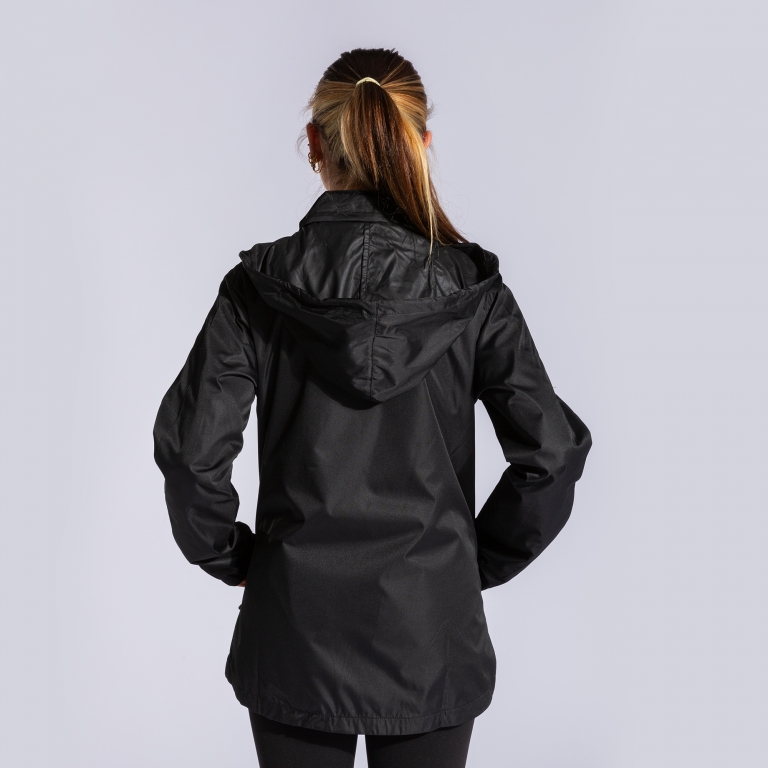 Вітровка жіноча JOMA Trivor Raincoat 901428.100 XS чорна фото2