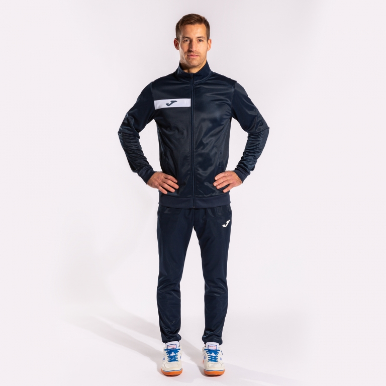 Спортивный костюм кофта, штаны мужской JOMA Columbus Tracksuit 102742.331 M синий фото3