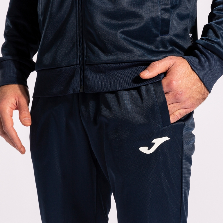 Спортивный костюм кофта, штаны мужской JOMA Columbus Tracksuit 102742.331 M синий фото7
