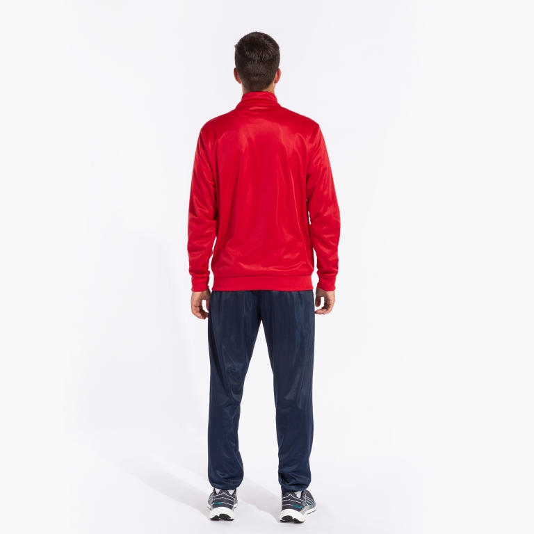 Спортивный костюм кофта, штаны мужской JOMA Columbus Tracksuit 102742.603 M красный фото2
