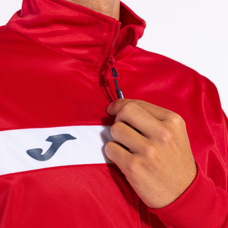 Спортивный костюм кофта, штаны мужской JOMA Columbus Tracksuit 102742.603 M красный фото4