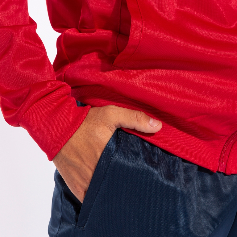 Спортивный костюм кофта, штаны мужской JOMA Columbus Tracksuit 102742.603 M красный фото6
