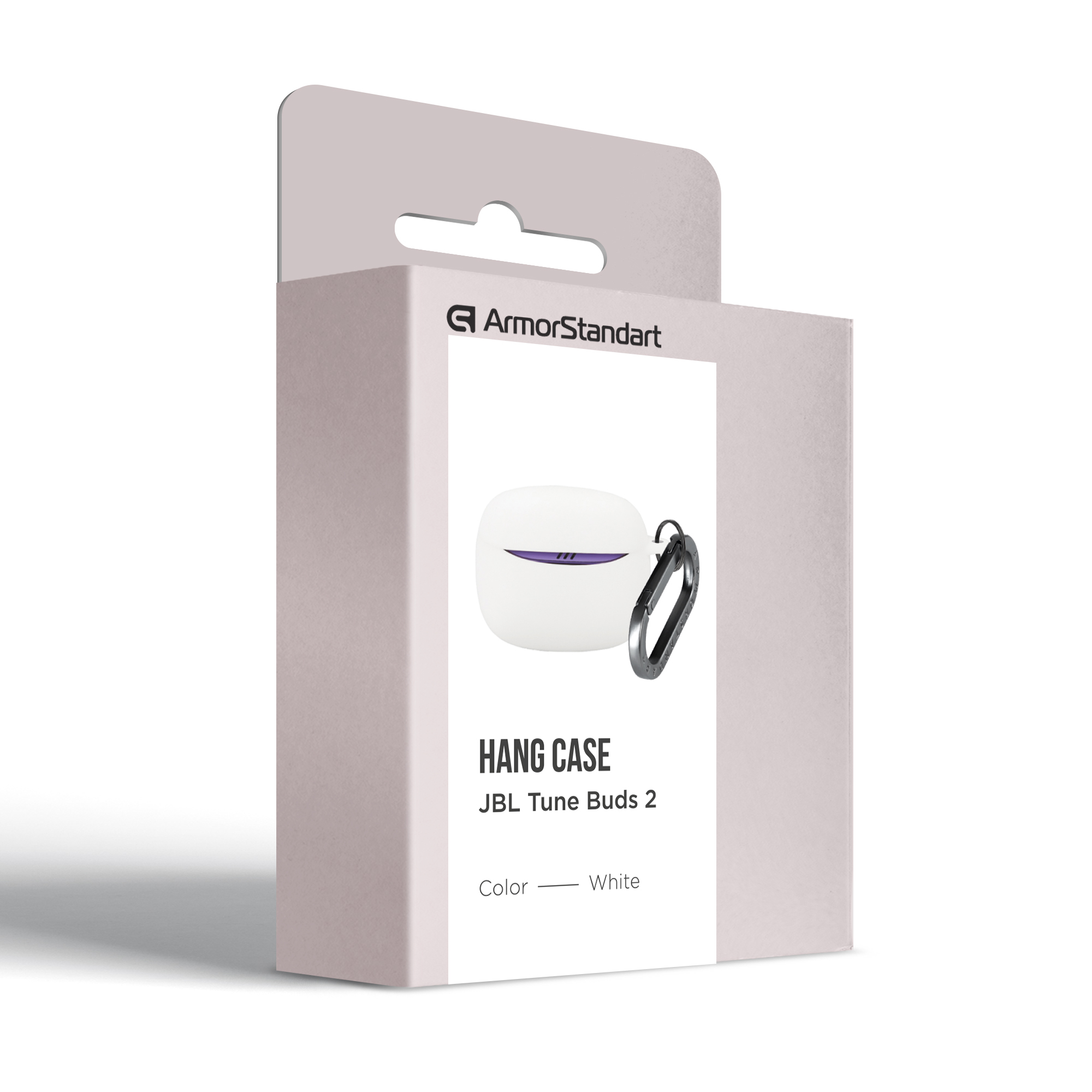 Чехол ArmorStandart Hang Case для JBL Tune Buds 2 White (ARM90999) фото3