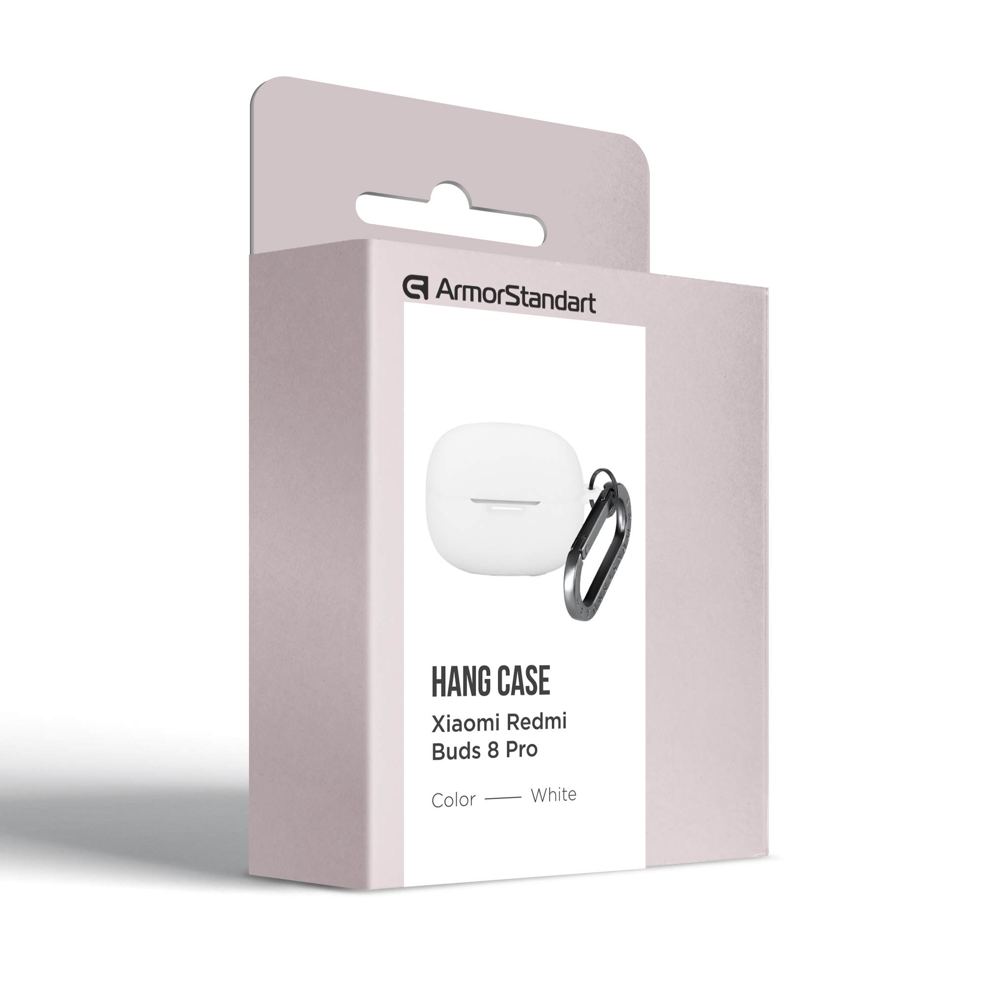 Чехол ArmorStandart Hang Case для Xiaomi Redmi Buds 8 Pro White (ARM91110) фото3