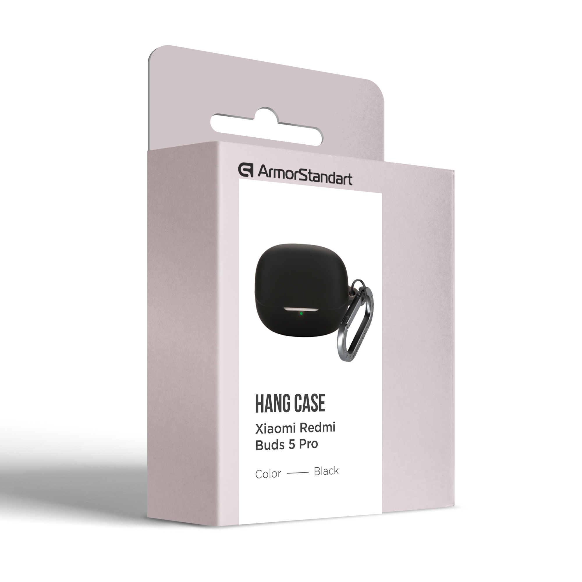 Чехол ArmorStandart Hang Case для Xiaomi Buds 5 Pro Black (ARM84515) фото3
