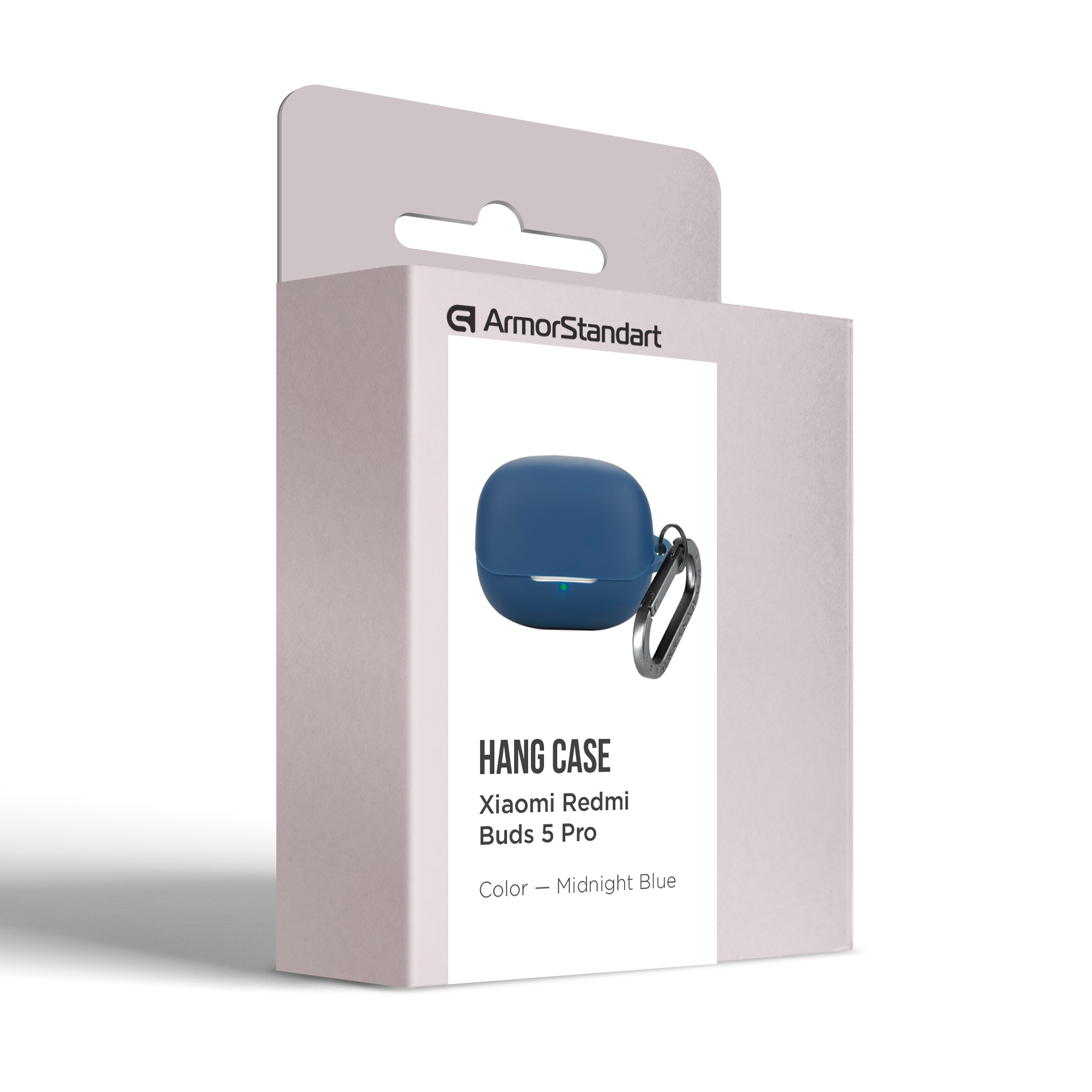 Чехол ArmorStandart Hang Case для Xiaomi Buds 5 Pro Blue (ARM84516) фото3