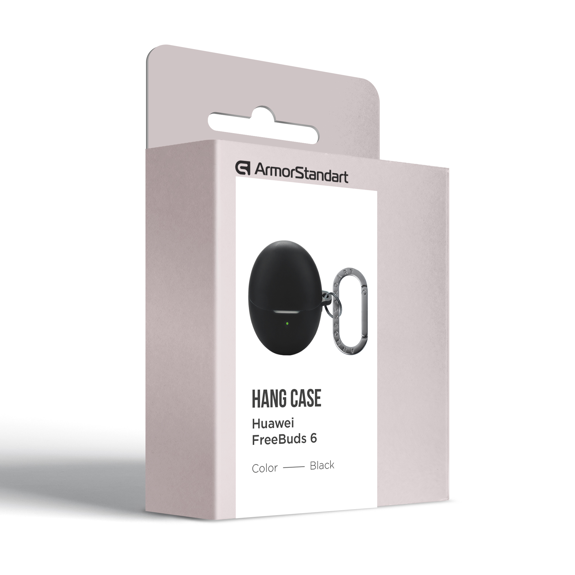 Чехол ArmorStandart Hang Case для Huawei FreeBuds 6 Black (ARM86142) фото3