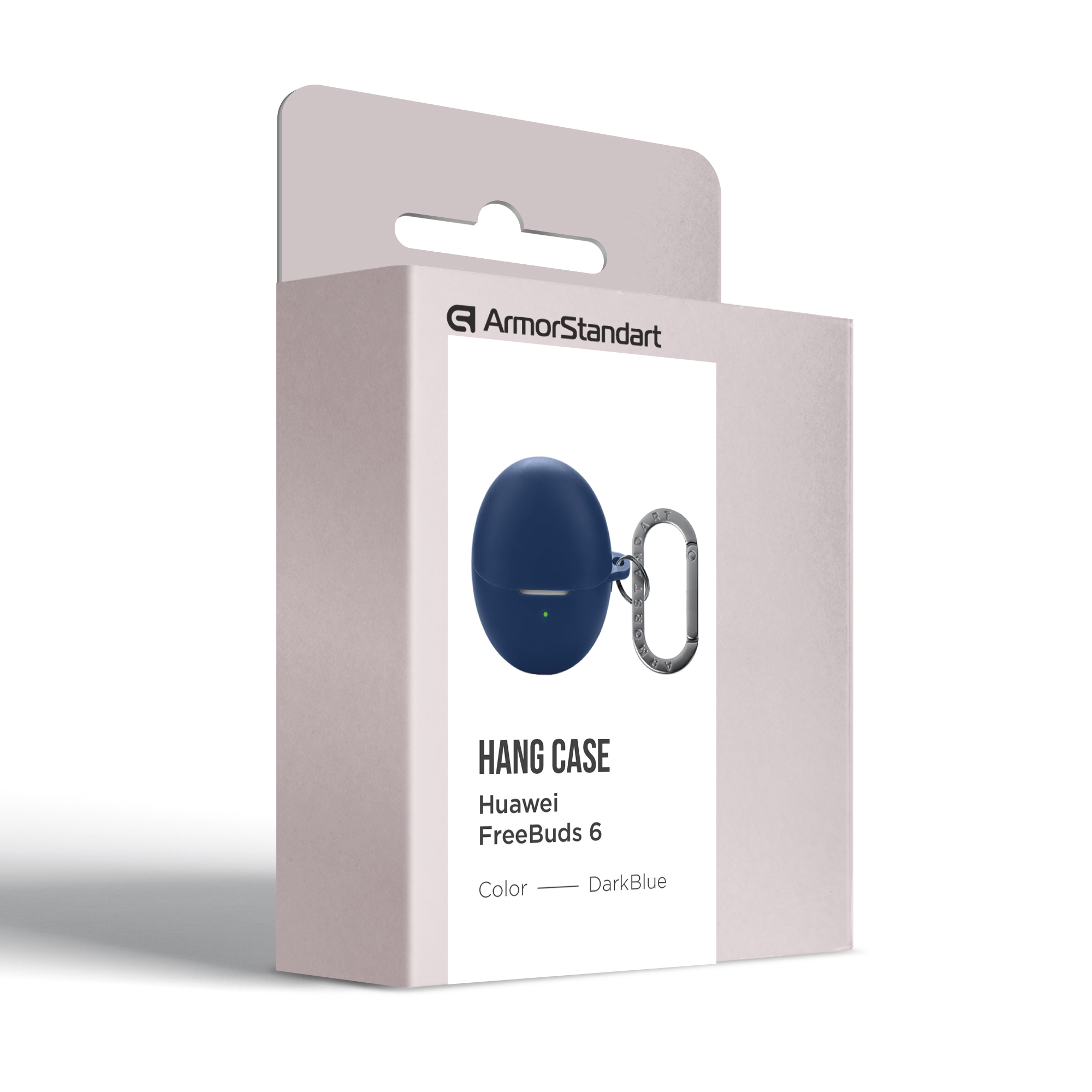 Чехол ArmorStandart Hang Case для Huawei FreeBuds 6 Dark Blue (ARM86143) фото3