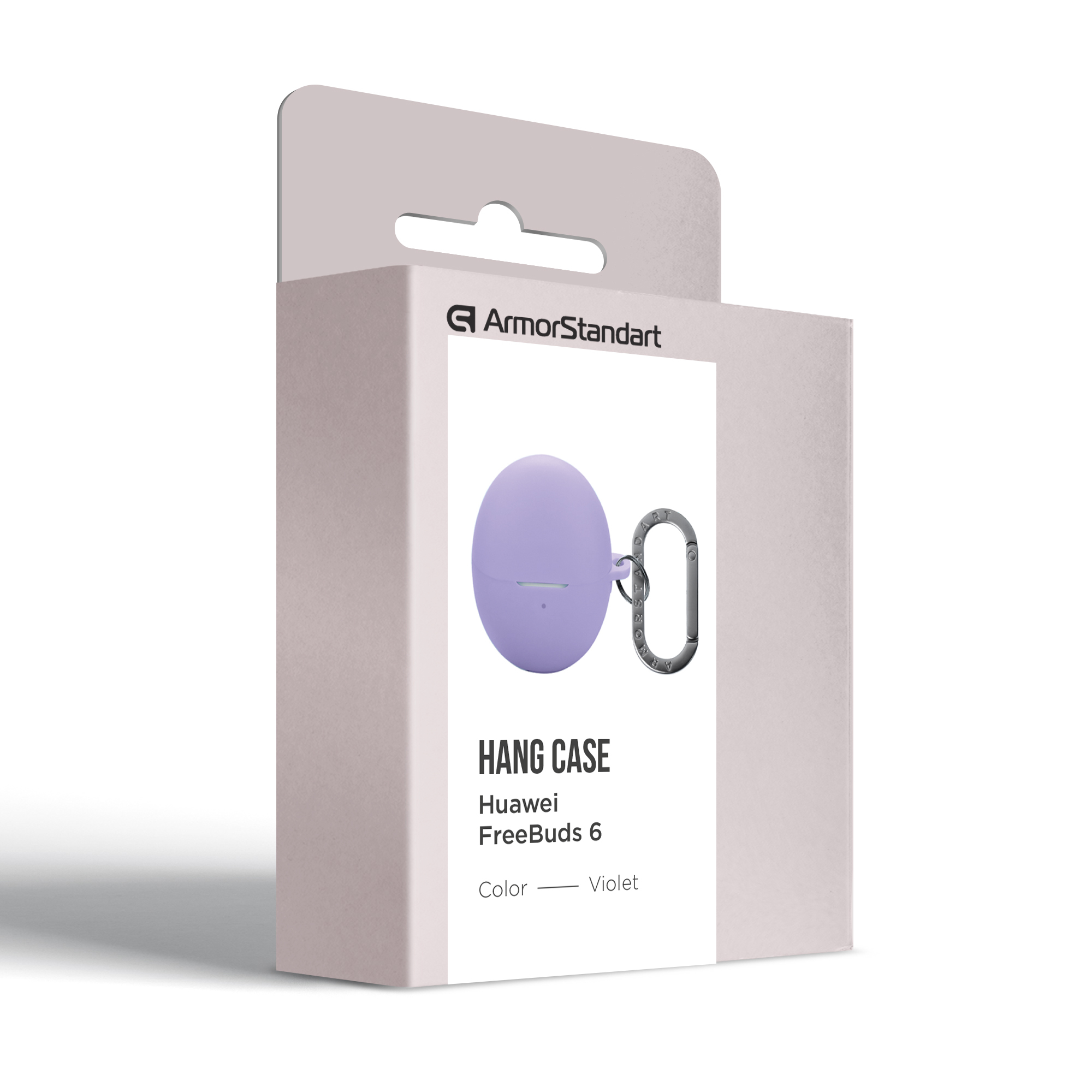 Чехол ArmorStandart Hang Case для Huawei FreeBuds 6 Violet (ARM86144) фото3
