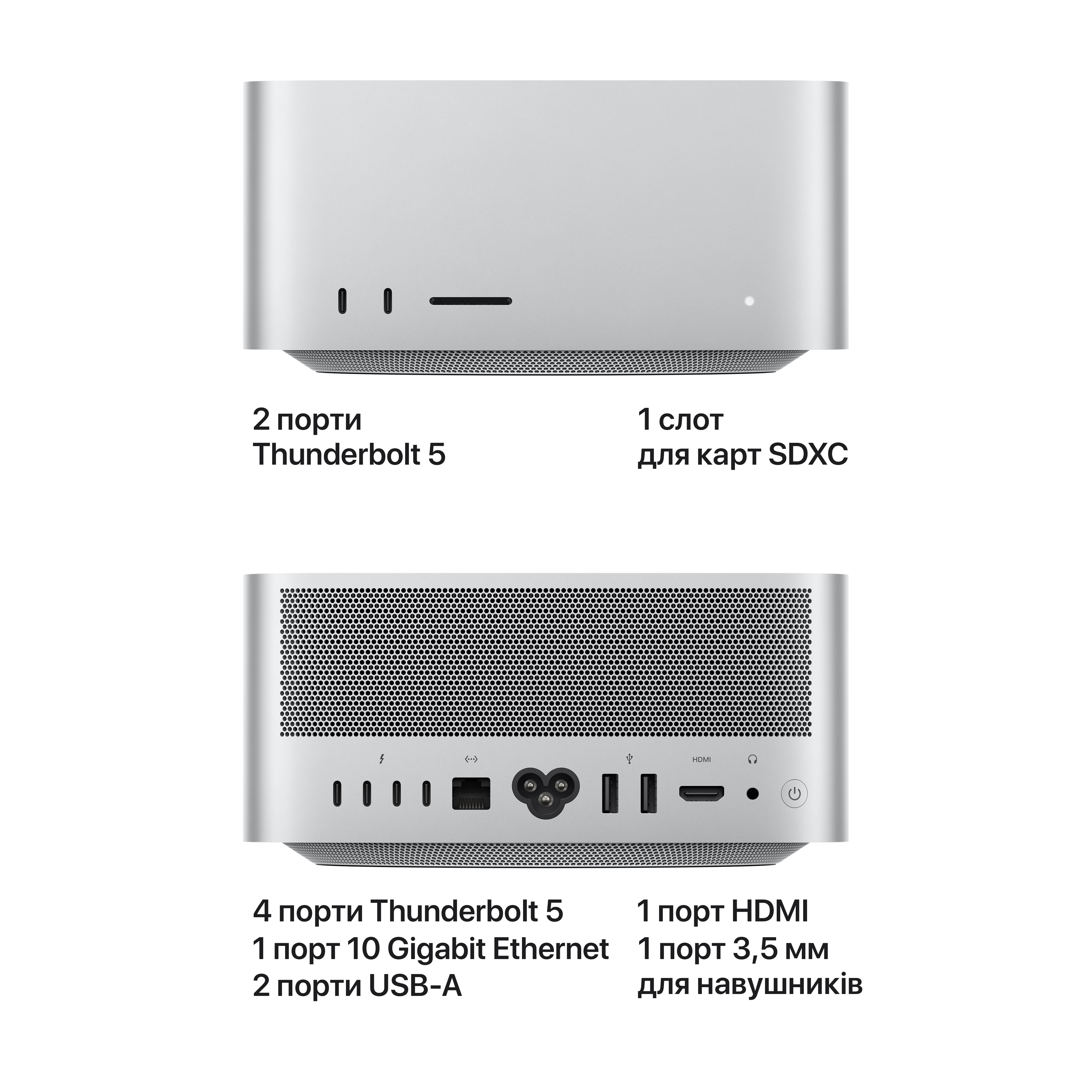 Неттоп Apple Mac Studio M5 Ultra 1TB (MHL74UA/A) фото4