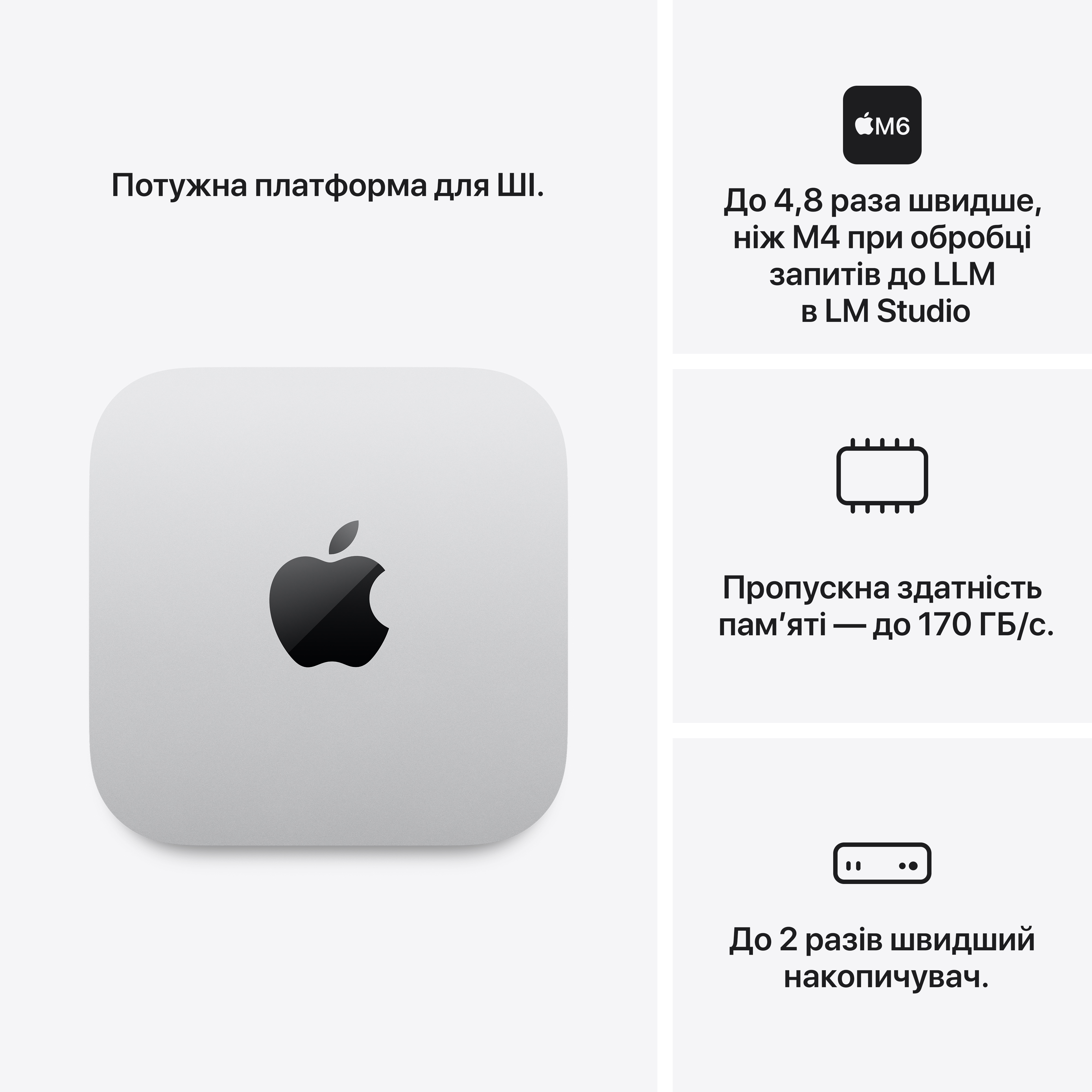 Неттоп Apple Mac mini M6 24/512GB (MHQM4UA/A) фото