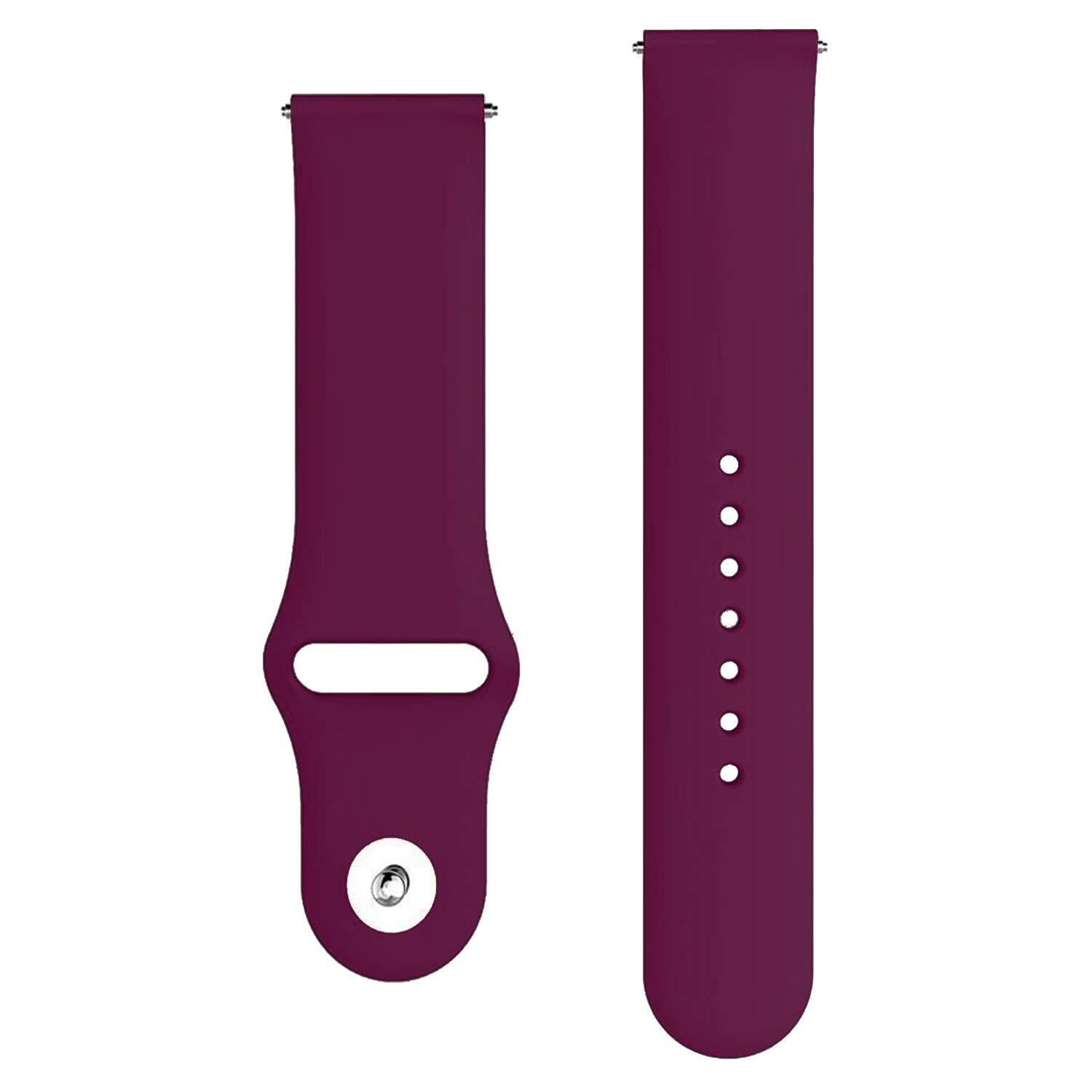 Ремешок ArmorStandart Silicone Watch Strap 20mm Marsala (ARM60520) фото3