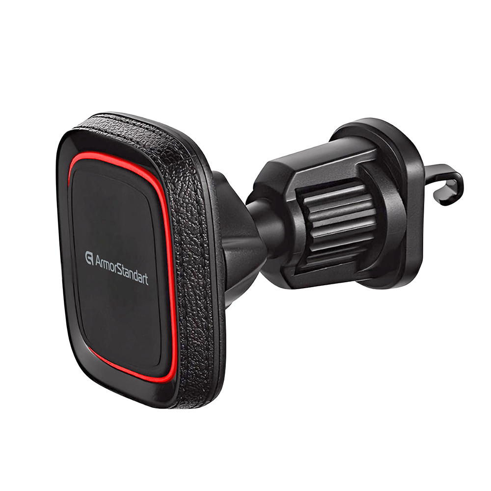 Автотримач магнітний ArmorStandart DriveEasy Airvent Leather Black (ARM89001) фото2
