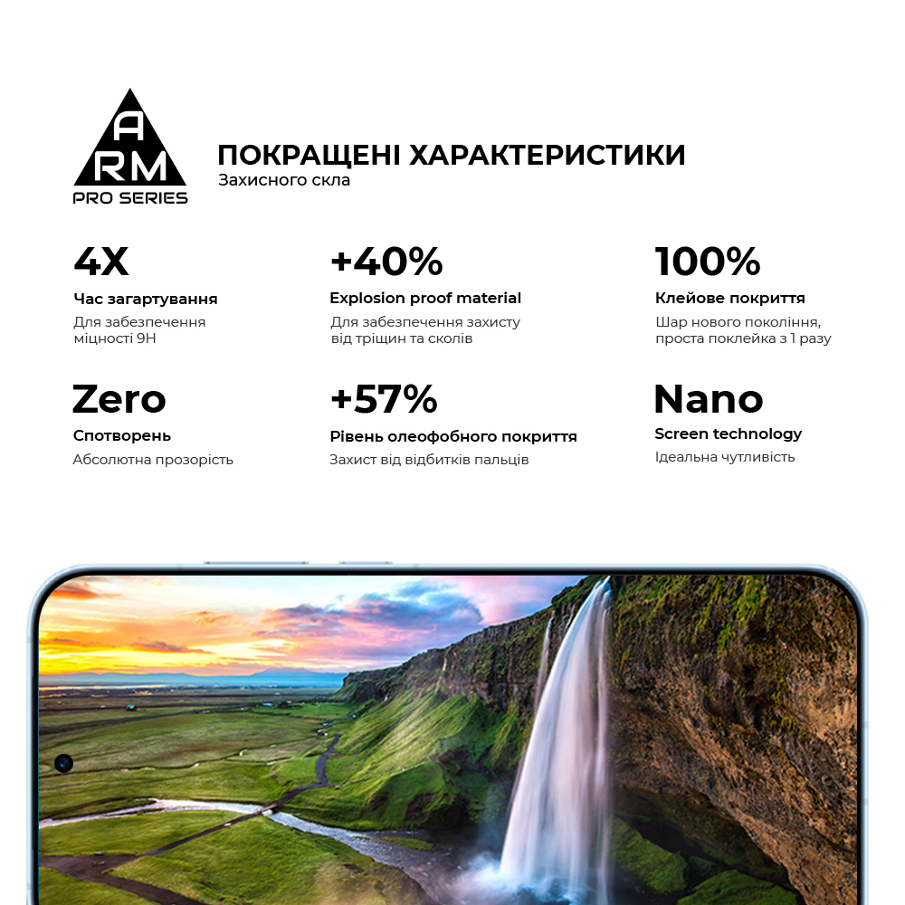 Защитное стекло ArmorStandart Pro для OPPO Reno16 Pro 5G (ARM92211) фото5