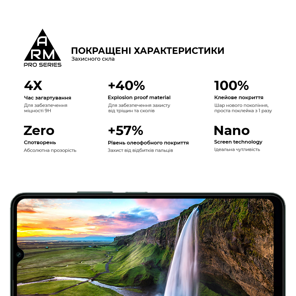 Защитное стекло ArmorStandart Pro для Xiaomi Redmi A3 (ARM74453) фото5