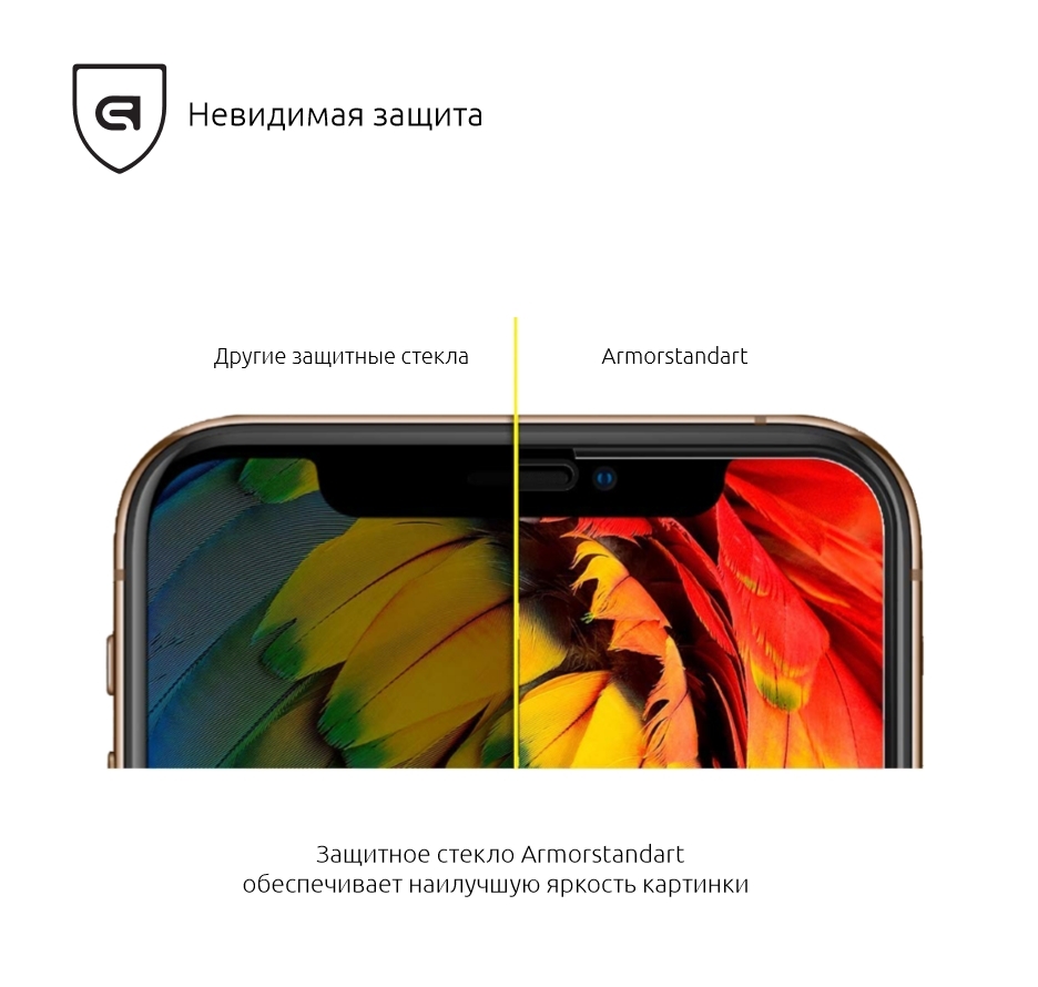 Защитное стекло ArmorStandart Full Glue для Xiaomi Redmi Go Black (ARM54320-GFG-BK) фото4