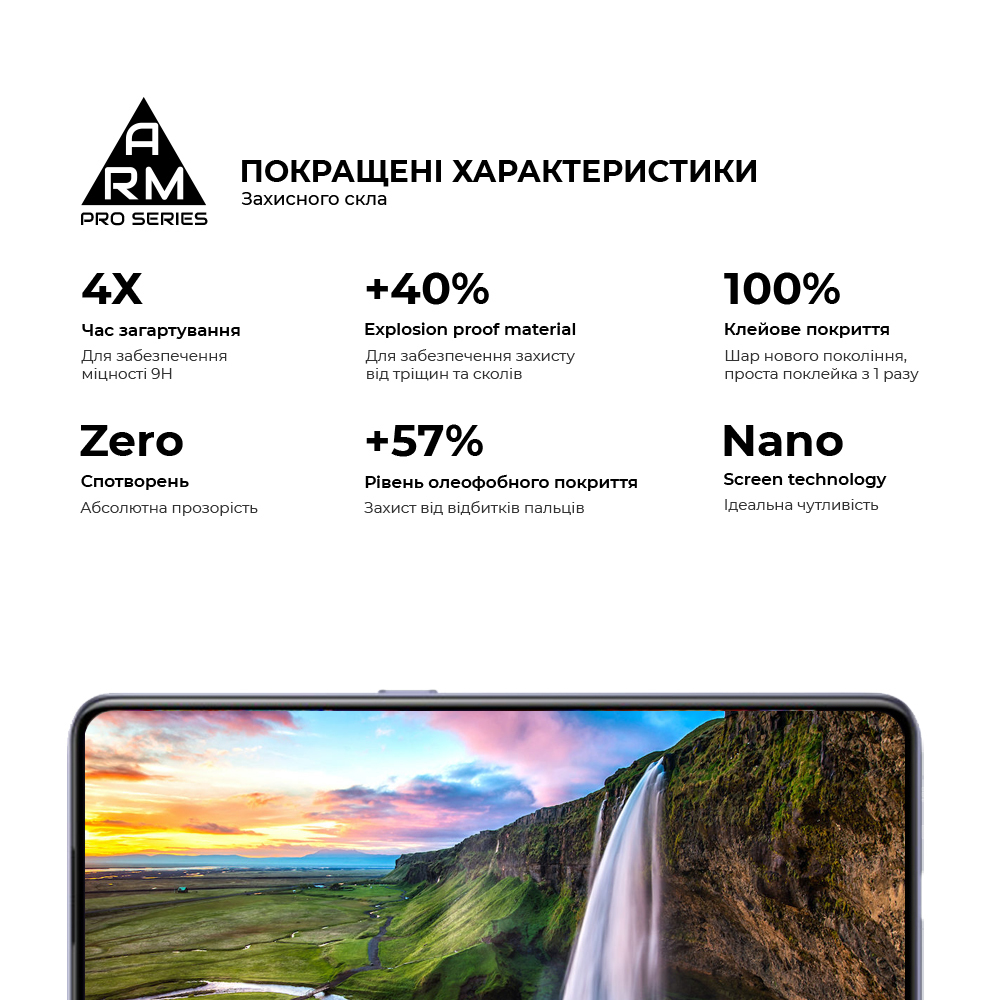 Защитное стекло ArmorStandart Pro для Realme X7 (ARM58168) фото