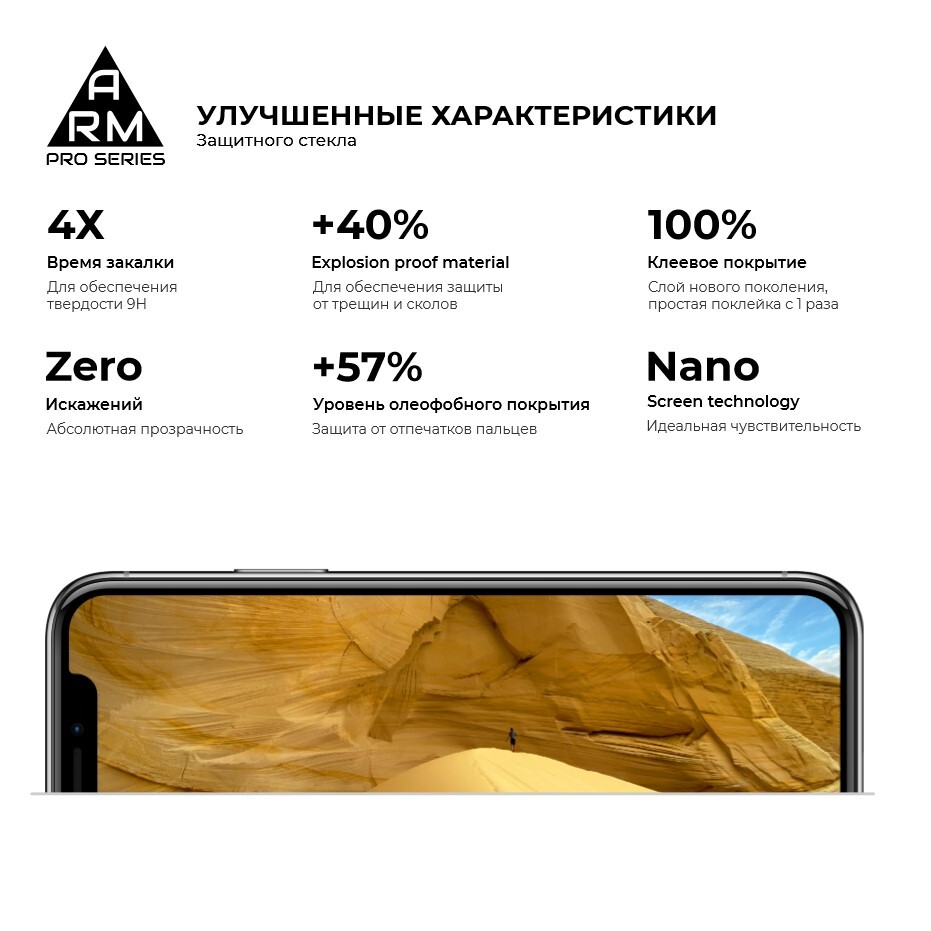Защитное стекло ArmorStandart Pro для Xiaomi Pocophone F2 Pro (ARM56250-GPR-BK) фото4